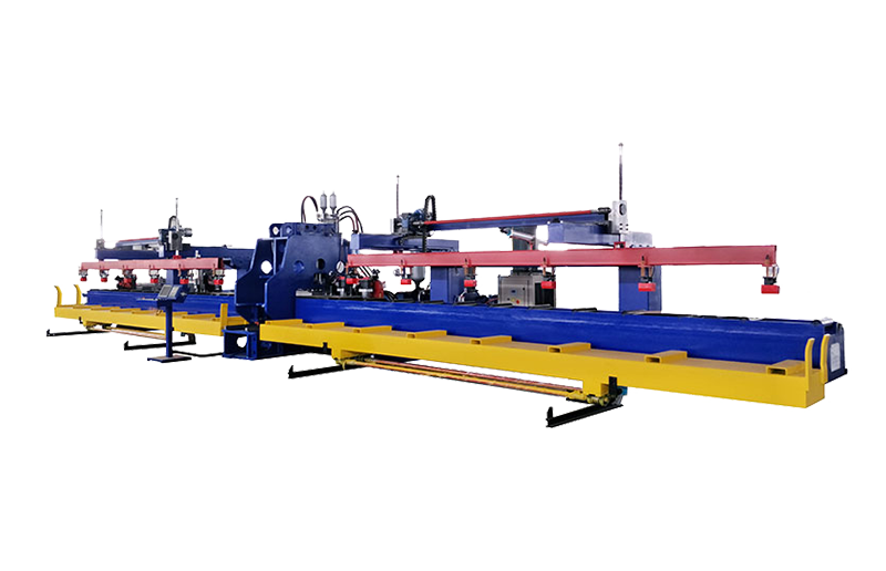 内销和出口,两面冲,三面冲,商用车架纵梁,数控冲孔生产线